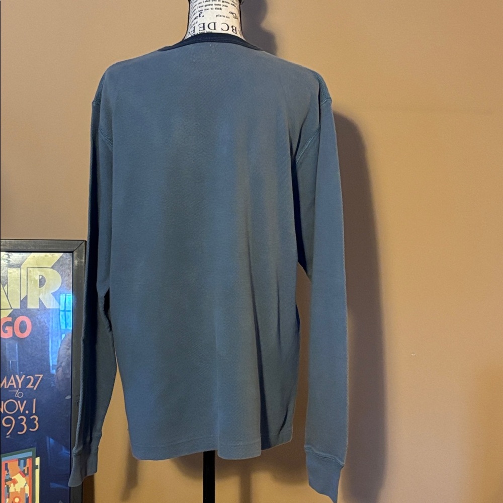 American Eagle Outfitters Blue Long Sleeve Tee - Picture 4 of 6